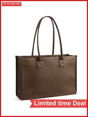 Oversize PU Leather Tote Bag Women Weekender Travel Shopper Handbags with Top